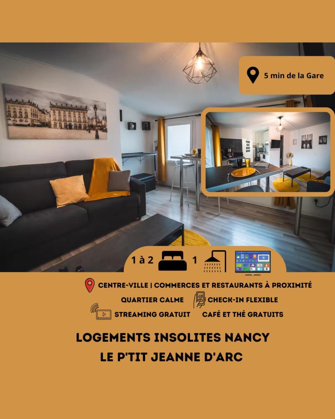 Le P'Tit Jeanne D'Arc Logements Insolites Nancy Exterior foto